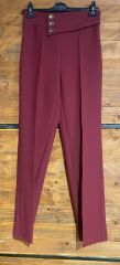 bordo kumaş pantolon