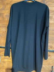 siyah tunik bluz