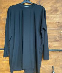 siyah tunik bluz